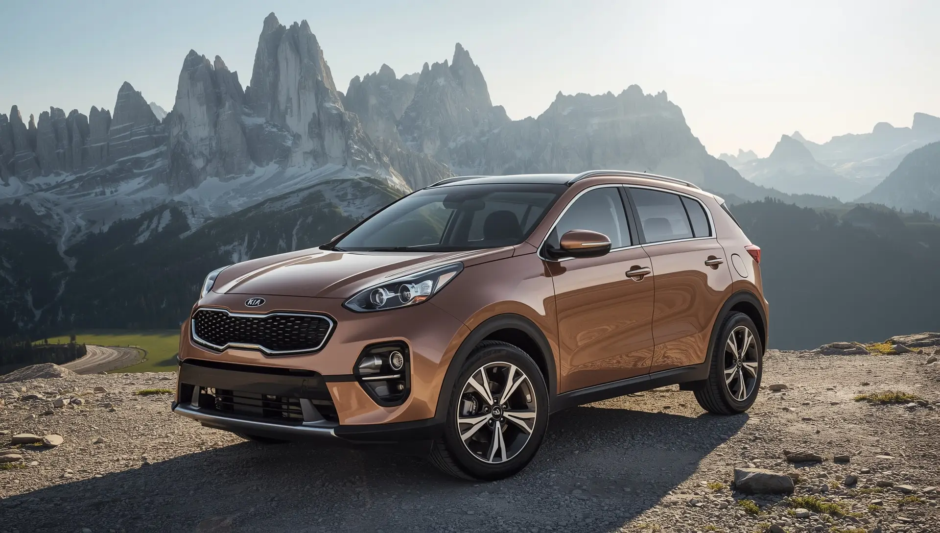 SUV a noleggio per strade collinari in Friuli